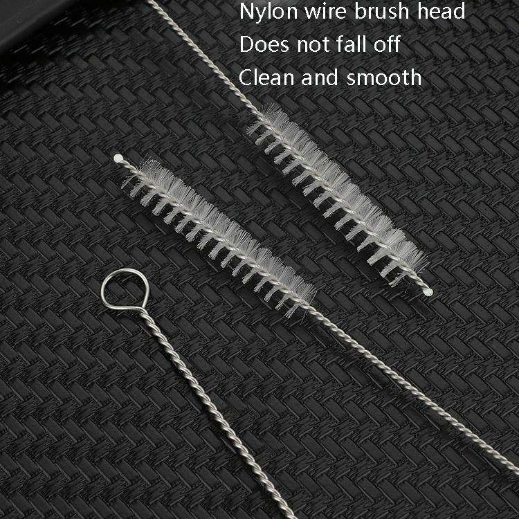 50 PCS Stainless Steel Brush Bottle Cleaning Brush, Size: 23cm