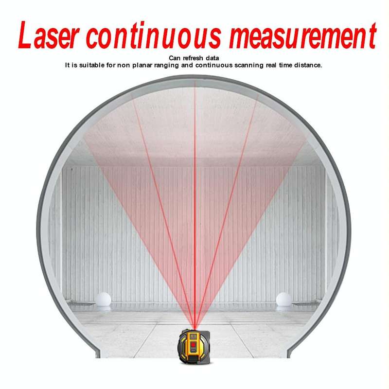 SNDWAY SW-TM40 40m Digital Range Finder Laser Distance Meter Tape Multi-function Self-Locking Han...
