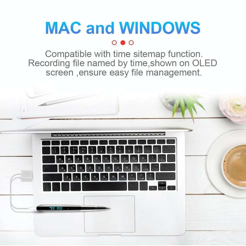 Q9 AI Intelligent High-definition Noise Reduction Conference Recording Pen Voice Control Recorder...