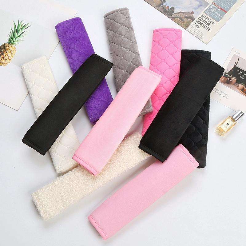 Car Seat Belt Protector Soft Extended Shoulder Pads, Color: Grey