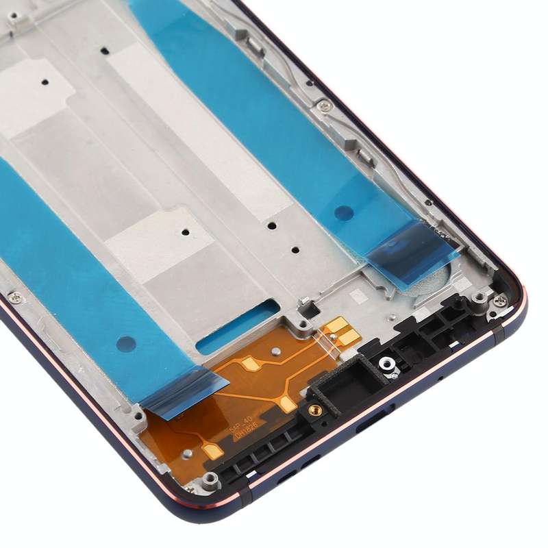 Front Housing LCD Frame Bezel Plate for Nokia 3.1 TA-1049 TA-1057 TA-1063 TA-1070 (Blue)