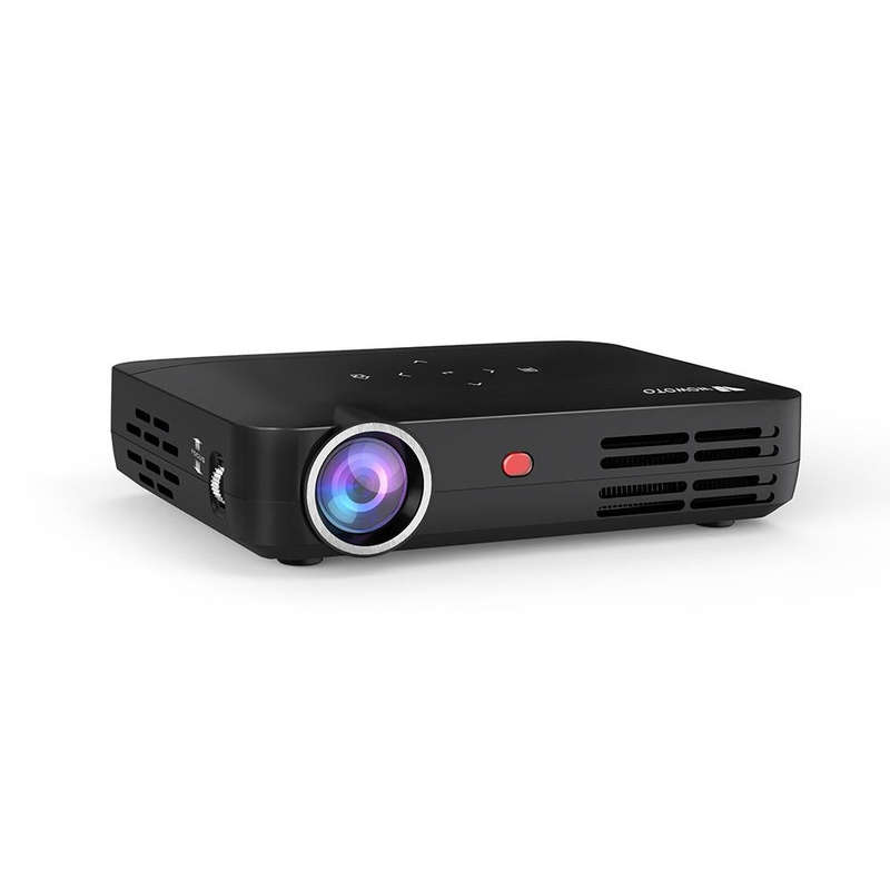 WOWOTO H10S TIDLP DMD 0.45 inch 1280 x 800 4K 500ANSI RGB LED Smart Projector(US Plug)