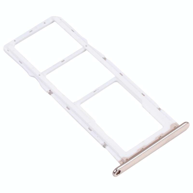 SIM Card Tray + SIM Card Tray + Micro SD Card Tray for Huawei Enjoy 8e (Silver)