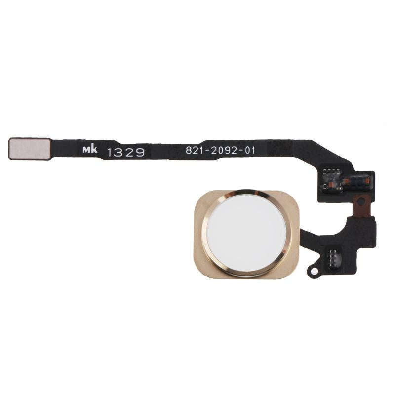 Home Key Button with PCB Membrane Flex Cable for iPhone 5S , No Fingerprint Identification Functi...