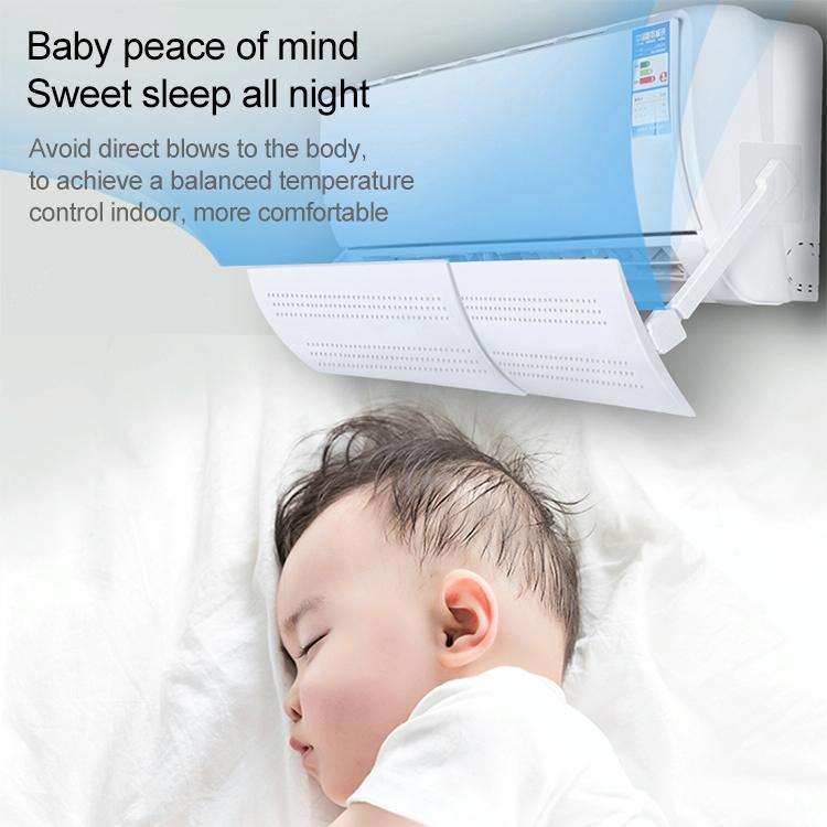 Bedroom Wall-Mounted Baby Universal Anti-Straight Blowing Air Conditioning Windshield Wind Deflec...