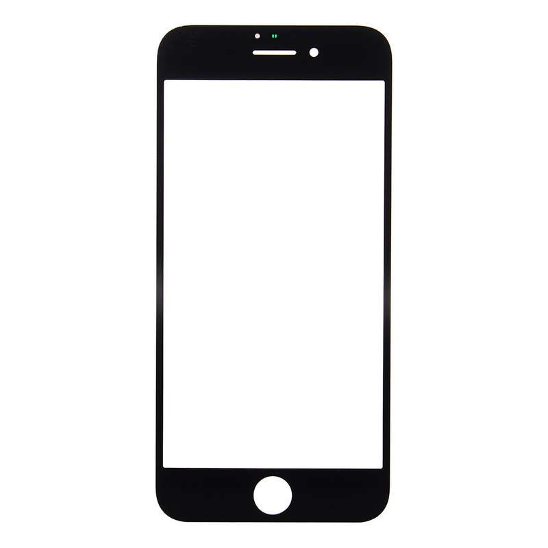 Front Screen Outer Glass Lens for iPhone 8(Black)