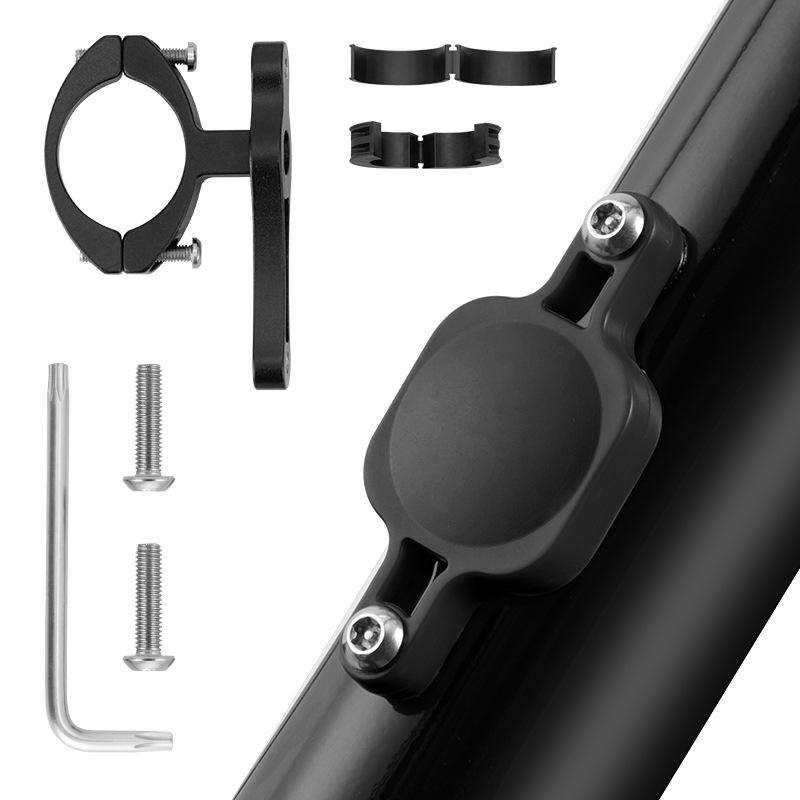 Bicycle Tracker Anti-Lost Cover for AirTag, Color: 4634 Black