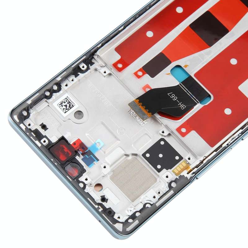 Original LCD Screen For Honor 70 Digitizer Full Assembly with Frame(Green)
