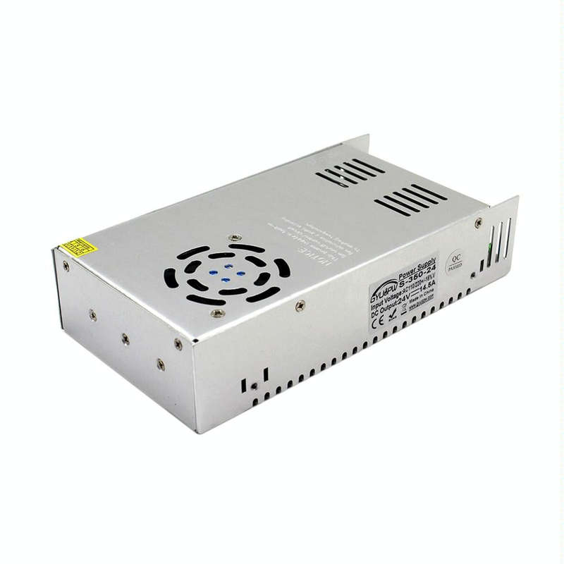 S-350-24 DC24V 14.5A 350W Light Bar Regulated Switching Power Supply LED Transformer, Size: 215 x...