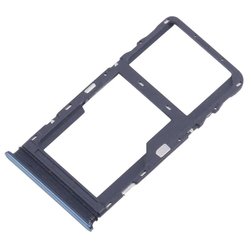 For TCL 20s Original SIM Card Tray + Micro SD Card Tray (Blue)