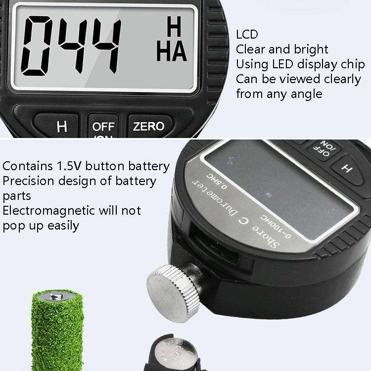 Electronic Digital Display Hard Meter Plastic Rubber Silicone Tire Hardness Meter, Model: 0-100HA A
