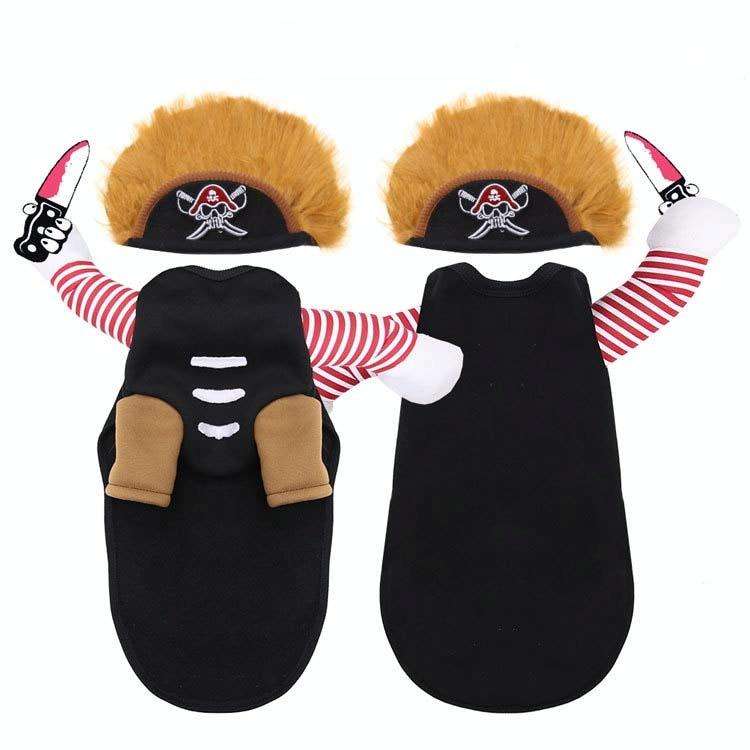 Dogs Cats Clothes Pet Supplies Horseback Transformations Halloween Funny Clothes, Colour: Murder ...