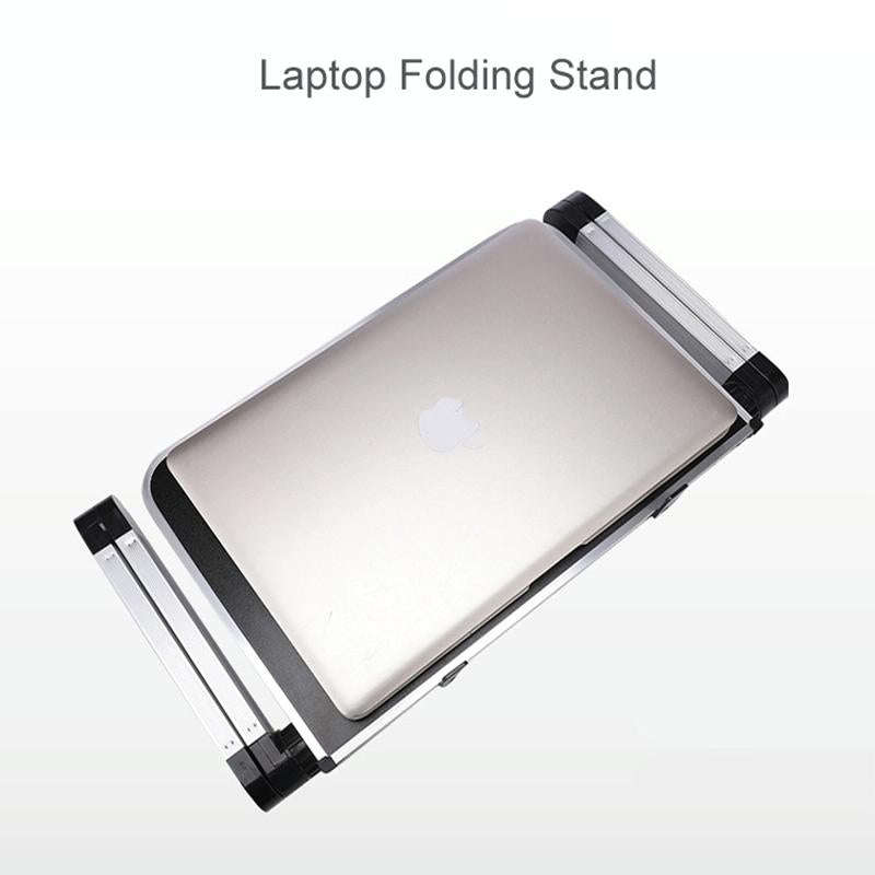 Universal 360 Degree Adjustment Folding Aluminum Alloy Laptop Stand(Black)