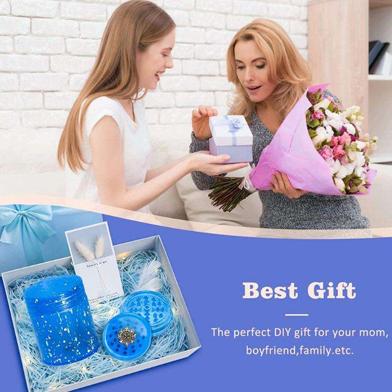 DIY Crystal Epoxy Silicone Mold Combination Set, Shape: Circular Bottle+Grinding Device