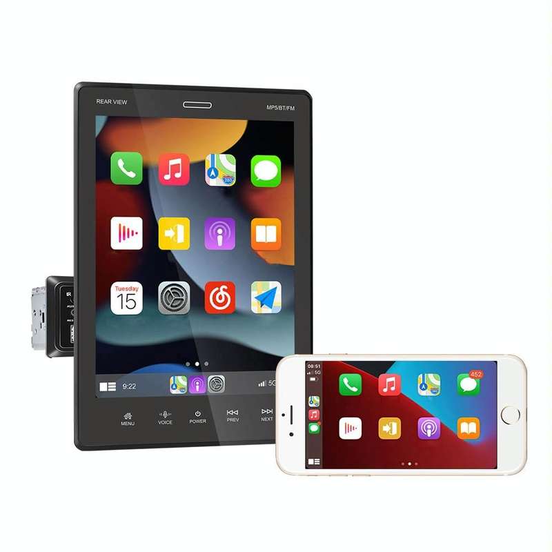C800 9.5 Inch MP5 Single Butt Carplay Player, Style: Standard