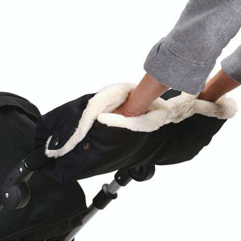 2 Pairs Baby Stroller Warm Gloves Modified Version of the Cart Out of the Wind And Antifreeze Glo...