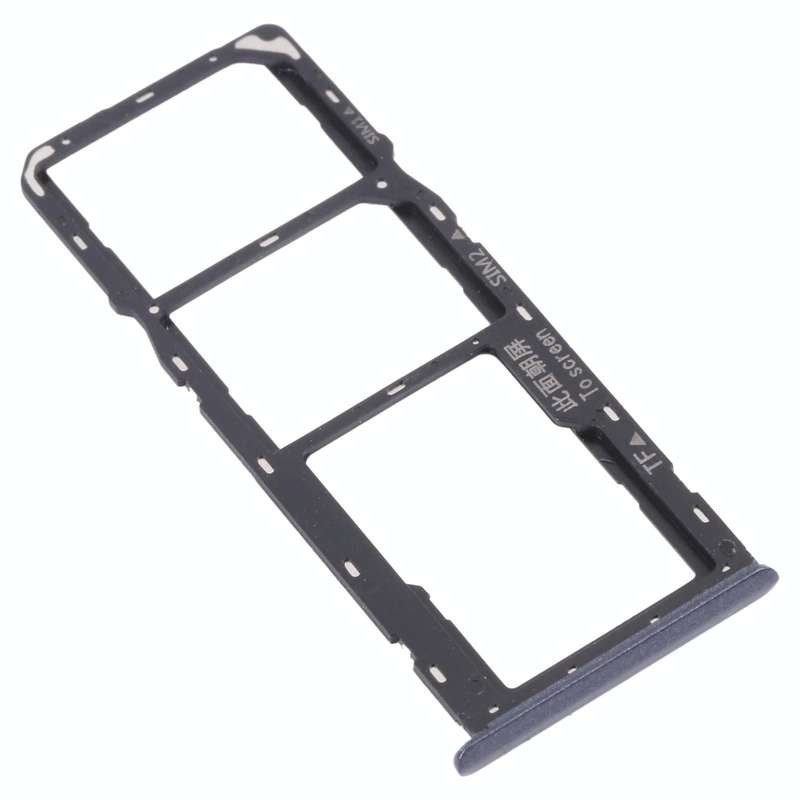 For OPPO Realme C11 RMX2185  SIM Card Tray + SIM Card Tray + Micro SD Card Tray (Grey)