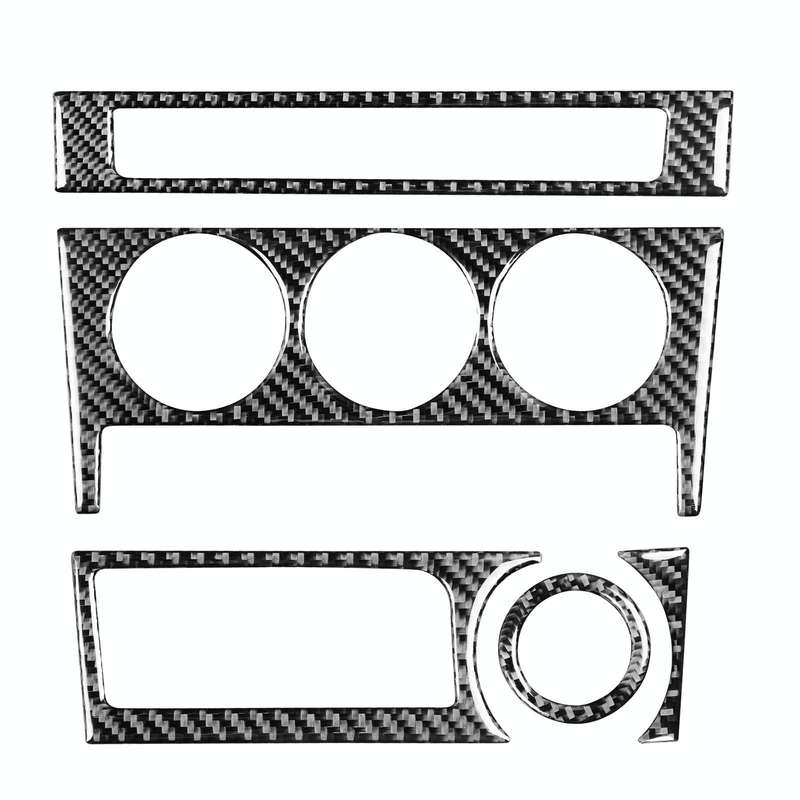 5 in 1 Car Carbon Fiber Control Panel A Decorative Sticker for Subaru BRZ / Toyota 86 2017-2019, ...