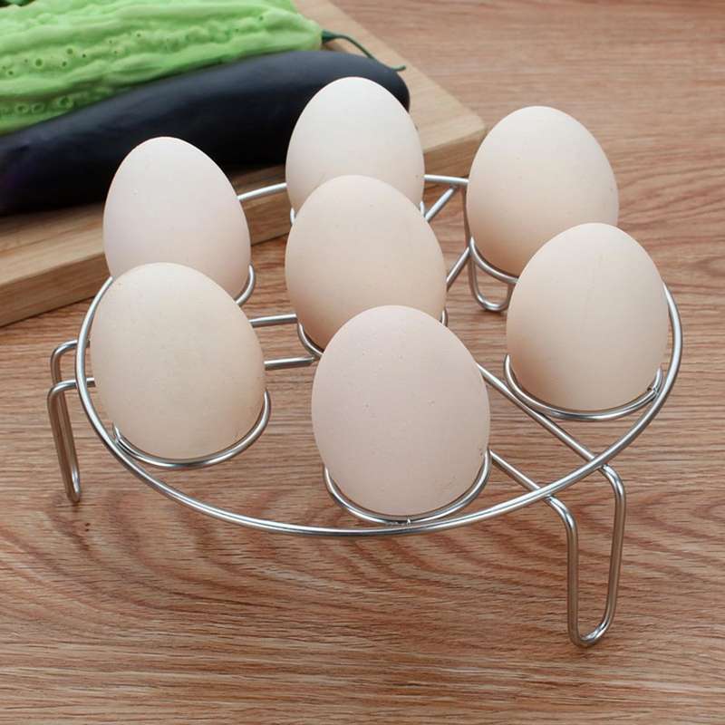 Steamer Rack Basket Egg Vegetable Steaming Trivet for Instant Pot Pressure Cooker, Diameter: 17.5...