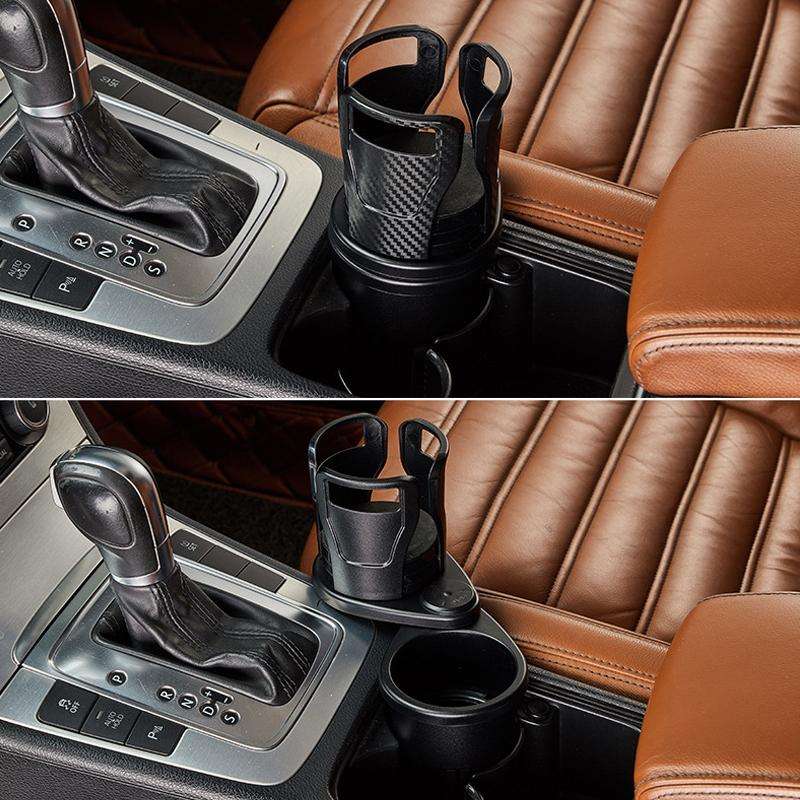 Multi-Function Car Cup Rack Modified Cup Mat Beverage Rack, Colour: Matt Black