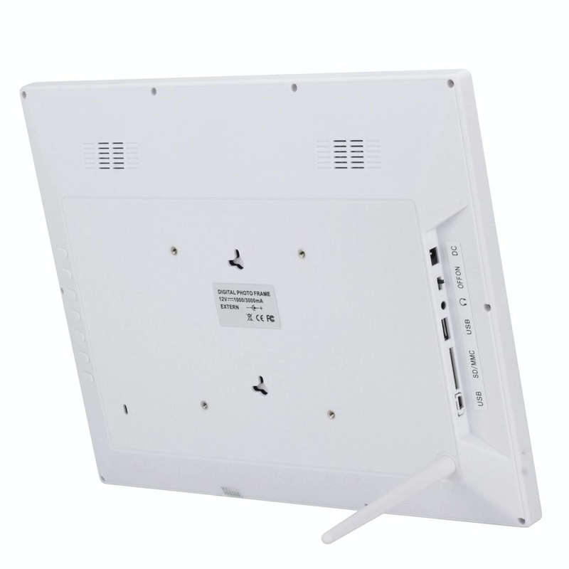 15 inch HD LED Screen Digital Photo Frame with Holder & Remote Control, Allwinner, Alarm Clock / ...