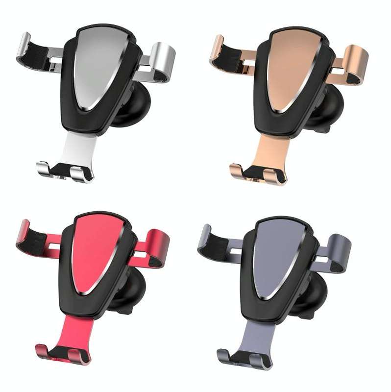 Multifunctional Mobile Phone Holder With Car Air Outlet Car Navigation Support Frame(Dark Gray)