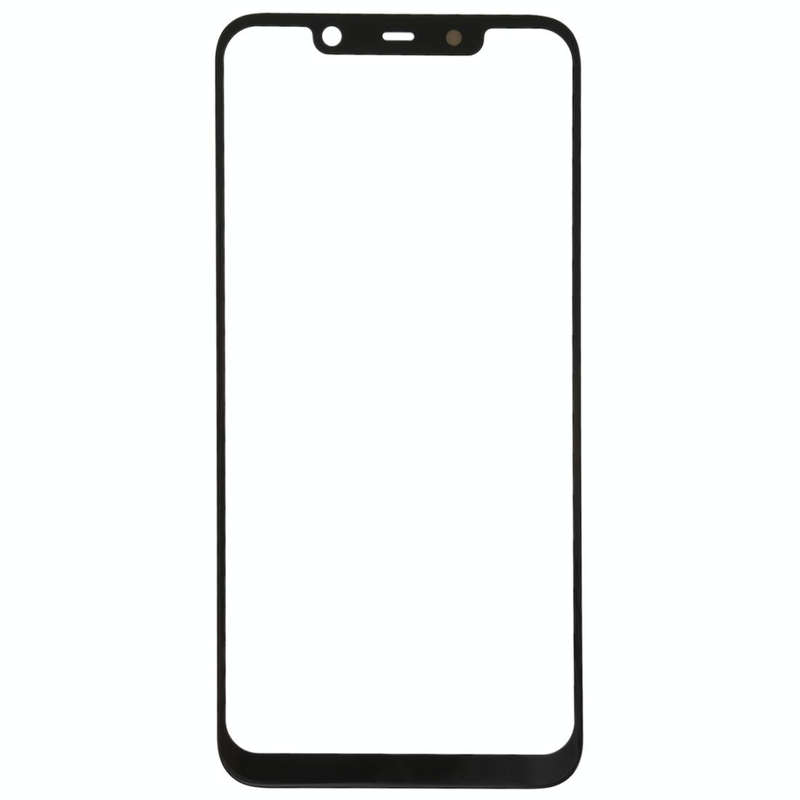 Front Screen Outer Glass Lens for Nokia X7 / 8.1 / 7.1 Plus TA-1131(Black)