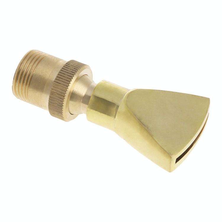 Water View Rockery Fountain All Copper Stainless Steel Adjustable Universal Fan-shaped Flat Nozzl...