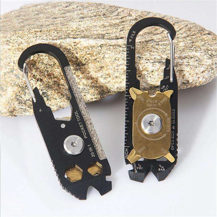 20 in 1 Stainless Steel Wrench Screwdriver Creative Roulette Multifunctional Combination Tool Out...