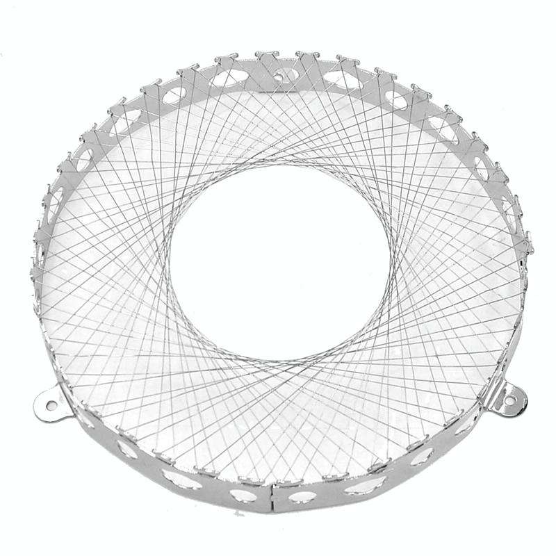 2 PCS Stainless Steel Gas Circle for Gas Cooker Fireproof Windproof Gas Energy Saving Hood Kitche...