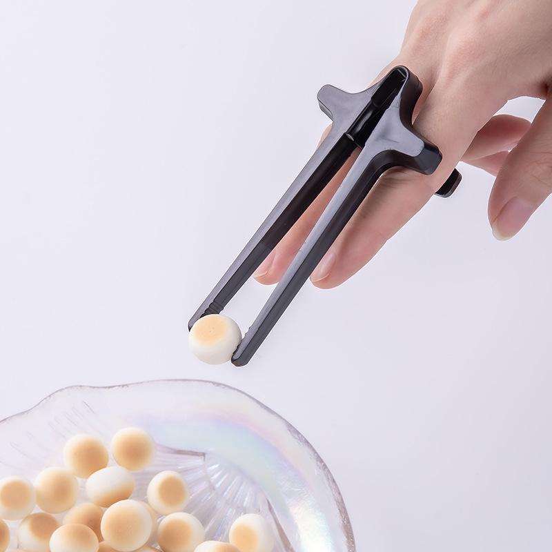 20 PCS 023 Lazy Auxiliary Finger Chopsticks Anti-Dirty Hand Clip Snack Chopsticks(Black)