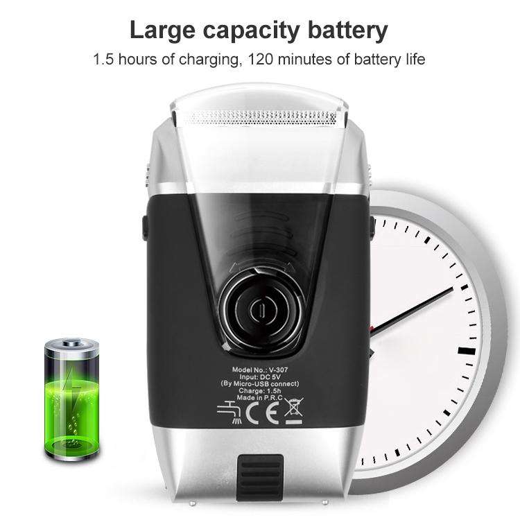 VGR V-307 5W USB Intelligent Electric Shaver