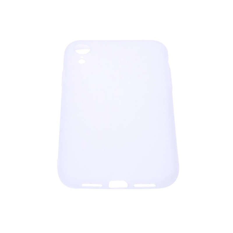 For iPhone XR Candy Color TPU Case(White)