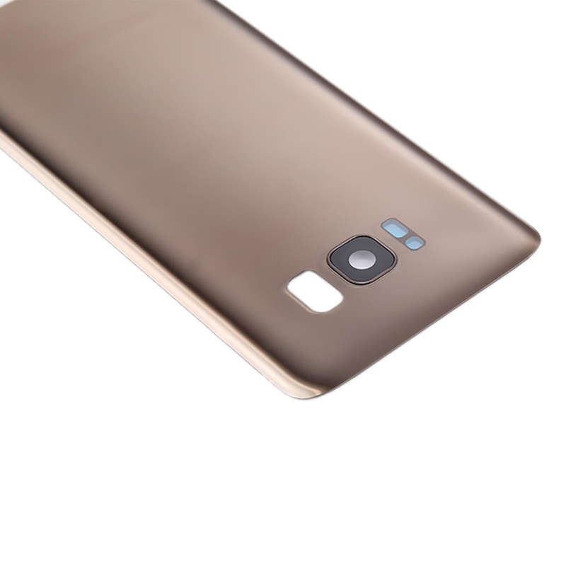 For Galaxy S8+ / G955 Battery Back Cover with Camera Lens Cover & Adhesive (Gold)