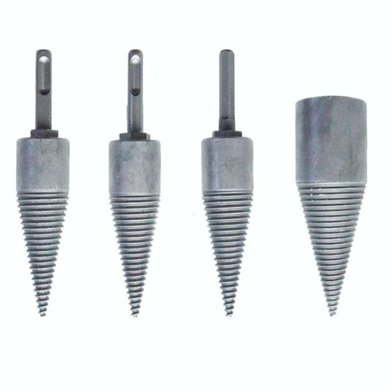 Dual-Purpose Firewood Splitting Tool, Style:Hexagon Shank Electric Hammer Drill