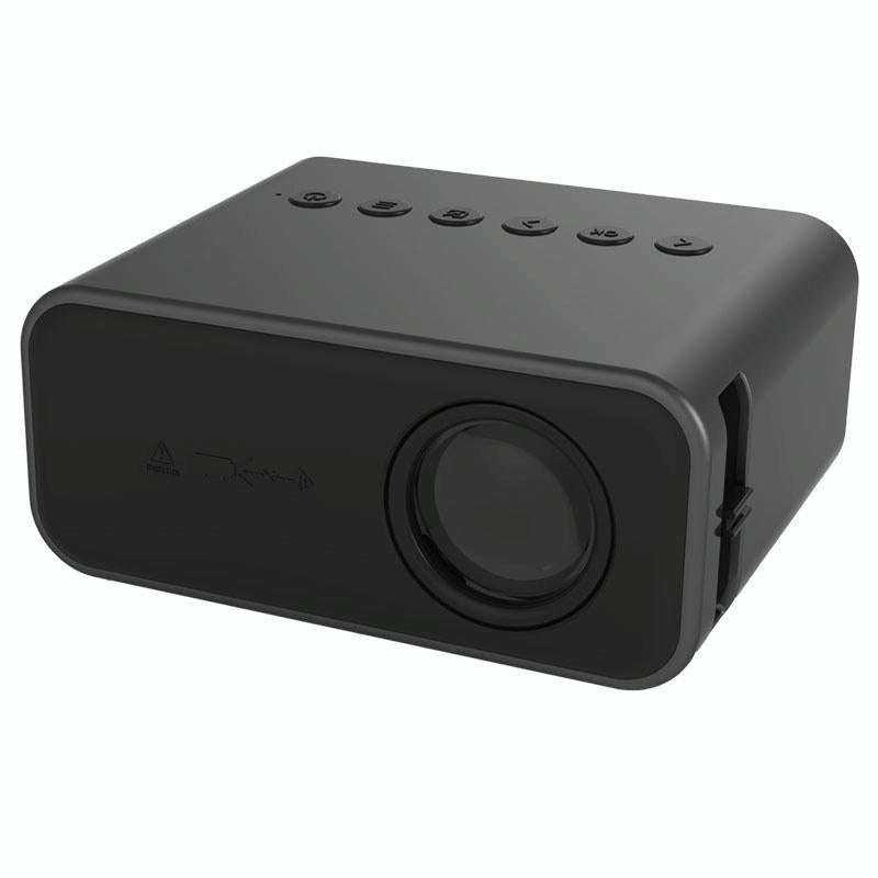 T500 1920x1080P 80 Lumens Portable Mini Home Theater LED HD Digital Projector Without Remote Cont...