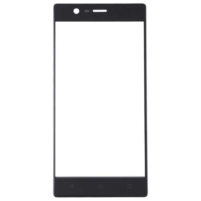 Front Screen Outer Glass Lens for Nokia 3(Black)