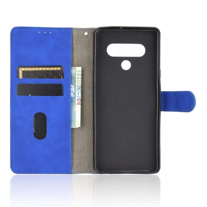 For LG Stylo 6 Solid Color Skin Feel Magnetic Buckle Horizontal Flip Calf Texture PU Leather Case...