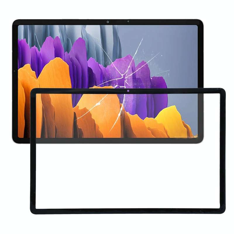 For Samsung Galaxy Tab S7 SM-T870  Front Screen Outer Glass Lens with OCA Optically Clear Adhesiv...