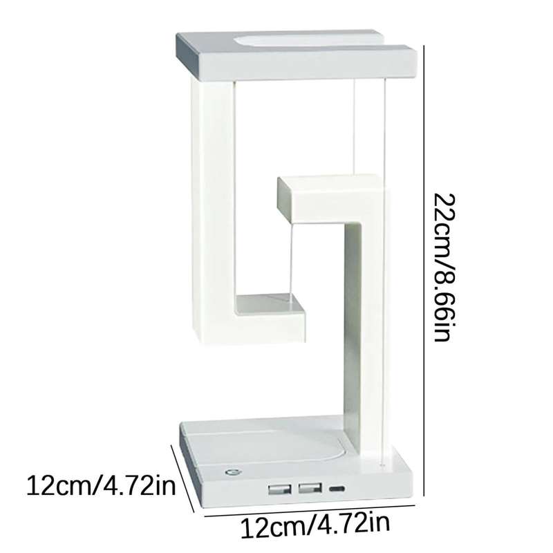 Wireless Charging Model Suspended Anti-Gravity Table Lamp LED Light Home Decoration