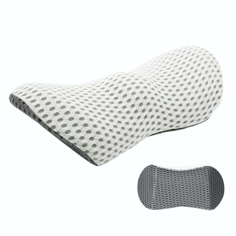 Car Supplies Lumbar Support Memory Foam Car Backrest Lumbar Cushion Seat Cushion Lumbar Pillow, C...