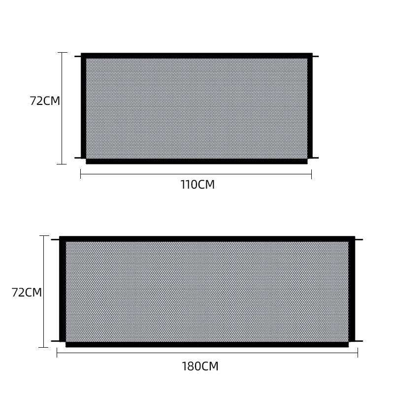 Pet Protective Fence Dog Isolation Net, Size 110x72cm