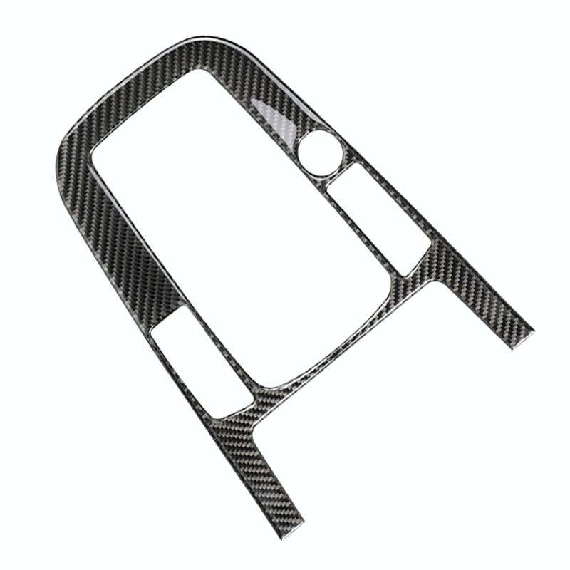 Car Carbon Fiber Gear Position Panel Decorative Sticker for Audi 2010-2018 Q5 / 2009-2016 A4L / 2...