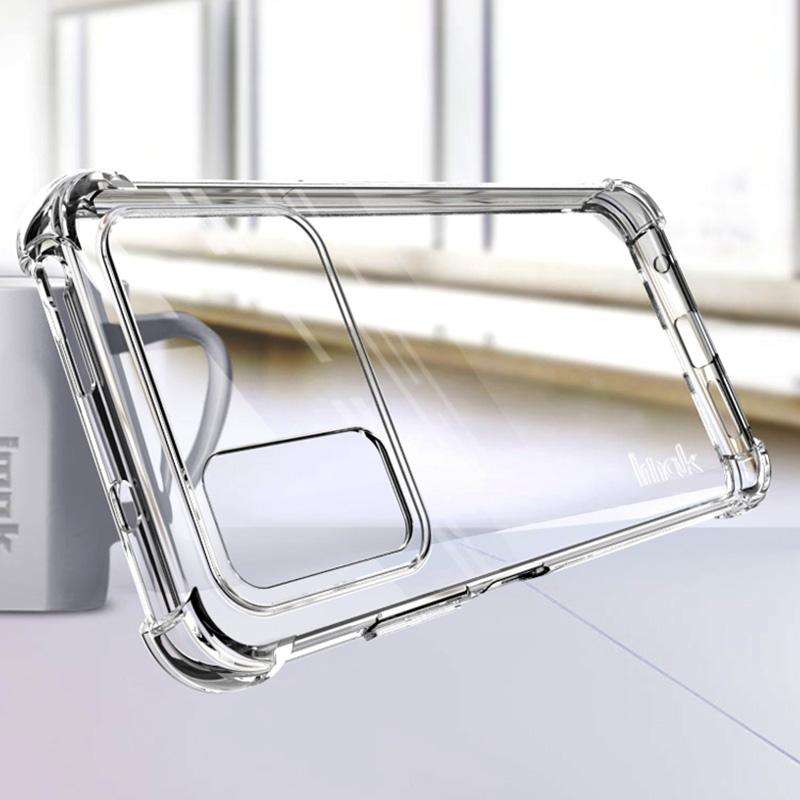 For Xiaomi Poco M4 Pro 4G Global imak TPU Phone Case with Screen Protector(Transparent)