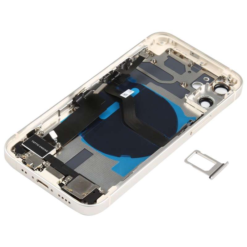 Battery Back Cover Assembly (with Side Keys & Speaker Ringer Buzzer & Motor & Camera Lens & Card ...
