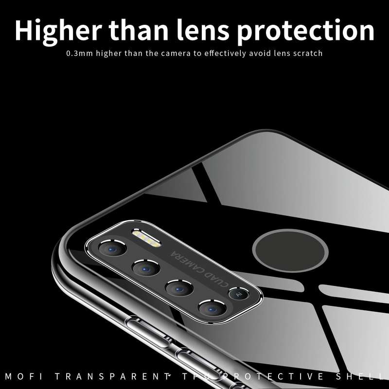 For Tecno Pouvoir Lc7 MOFI Ming Series Ultra-thin TPU Phone Case(Transparent)