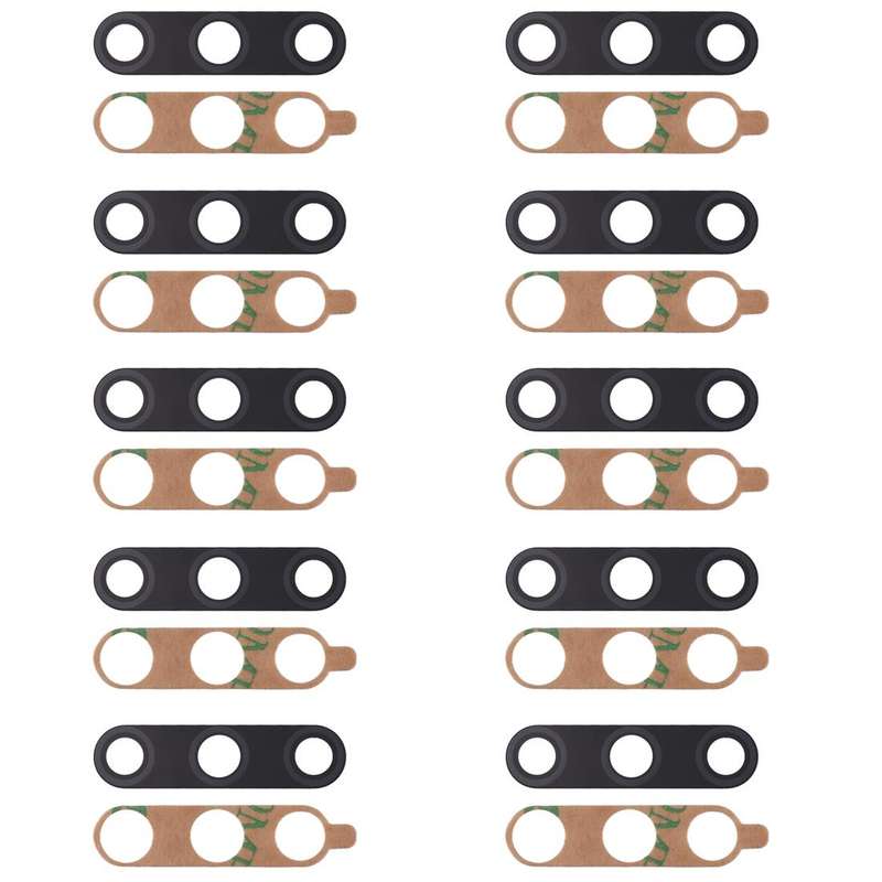 For Huawei P40 Lite E / Enjoy 10 10pcs Back Camera Lens