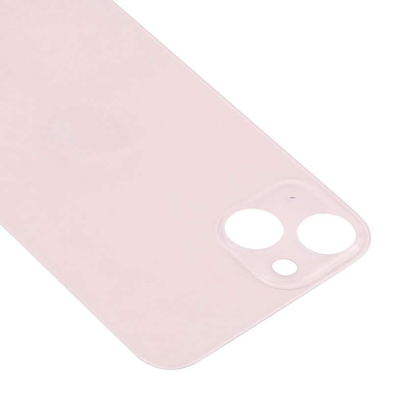 Easy Replacement Big Camera Hole Glass Back Battery Cover for iPhone 13(Pink)