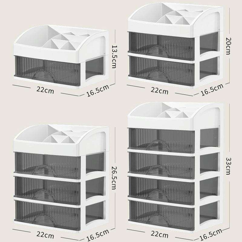 Desktop Drawer Organizer Multi-Layer Cosmetic Jewelry Box Stationery Multi-Functional Organizer, ...