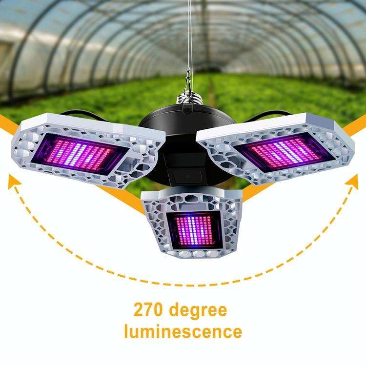LED Plant Lamp Full Spectroscopy Red And Blue Fill Light Plant Growth Lamp, Power: E26 240 Beads